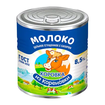 Изображение товара Молоко Коровка из Кореновки сгущенное 8.5% 360г