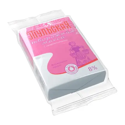 Изображение товара Масса Тульское Творожная с изюмом 8% 180г