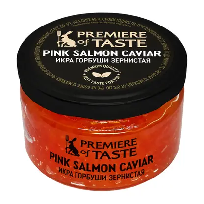 Изображение товара Икра горбуши лососевая зернистая Premiere of Taste 200г