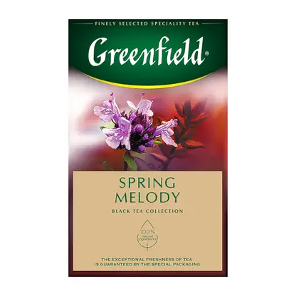 Изображение товара Чай черный Greenfield Spring Melody с травами 100г