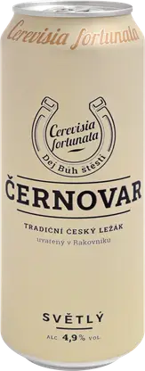 Пиво Cernovar светлое фильтрованное 4.9% 500мл