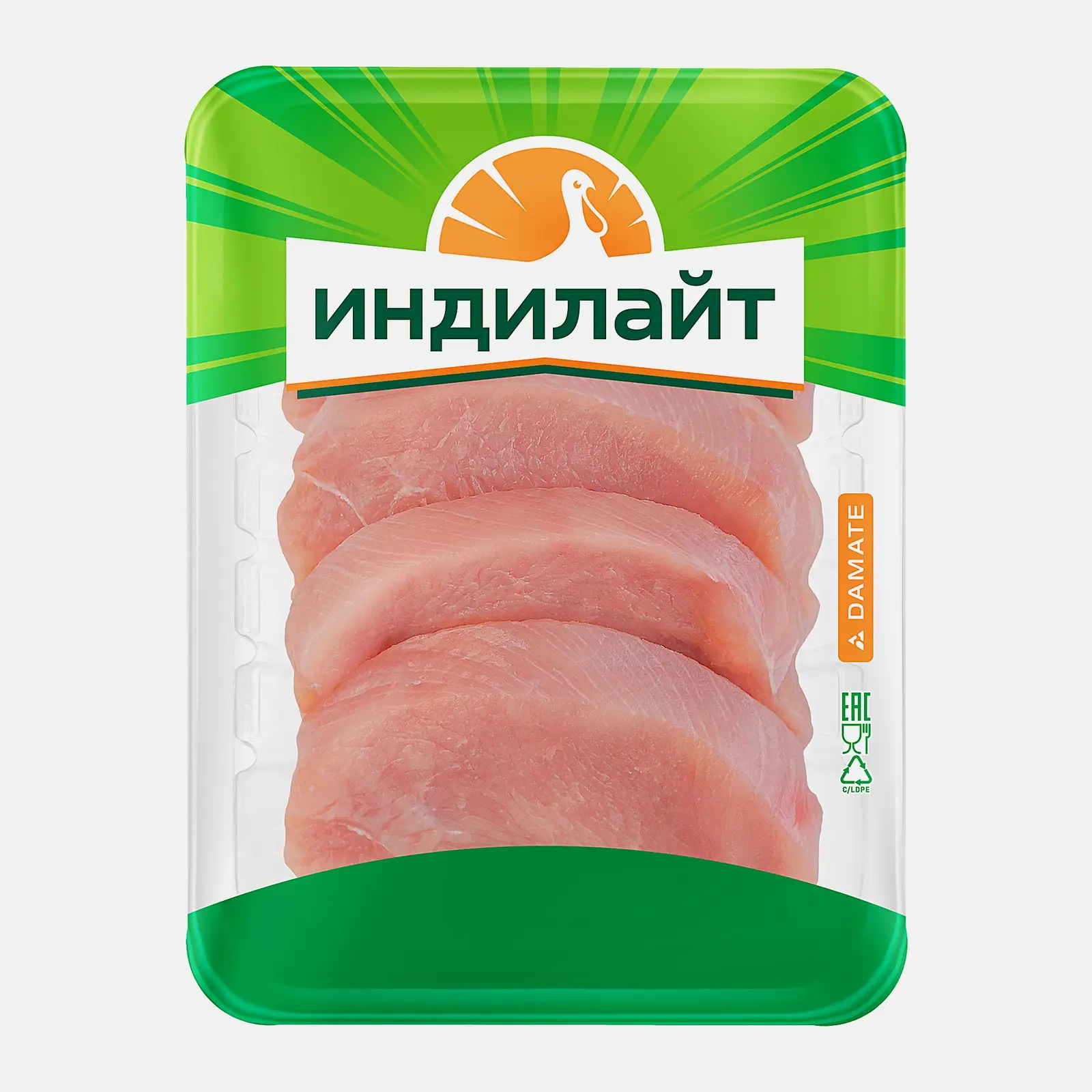 Котлета из индейки Индилайт натуральная Халяль 400г
