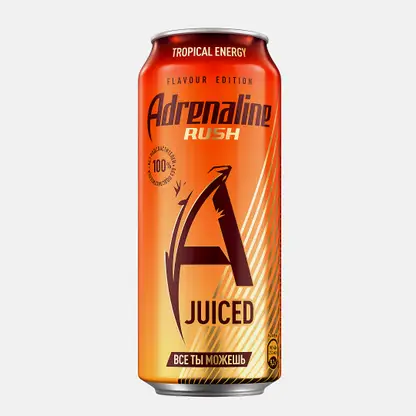 Напиток энергетический манго и тропические фрукты Adrenaline Rush Tropical Energy 449мл