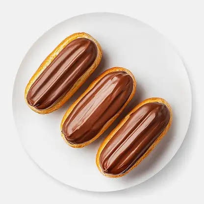 Пирожное Заварное с заварным кремом Золотой колос 126г 3шт