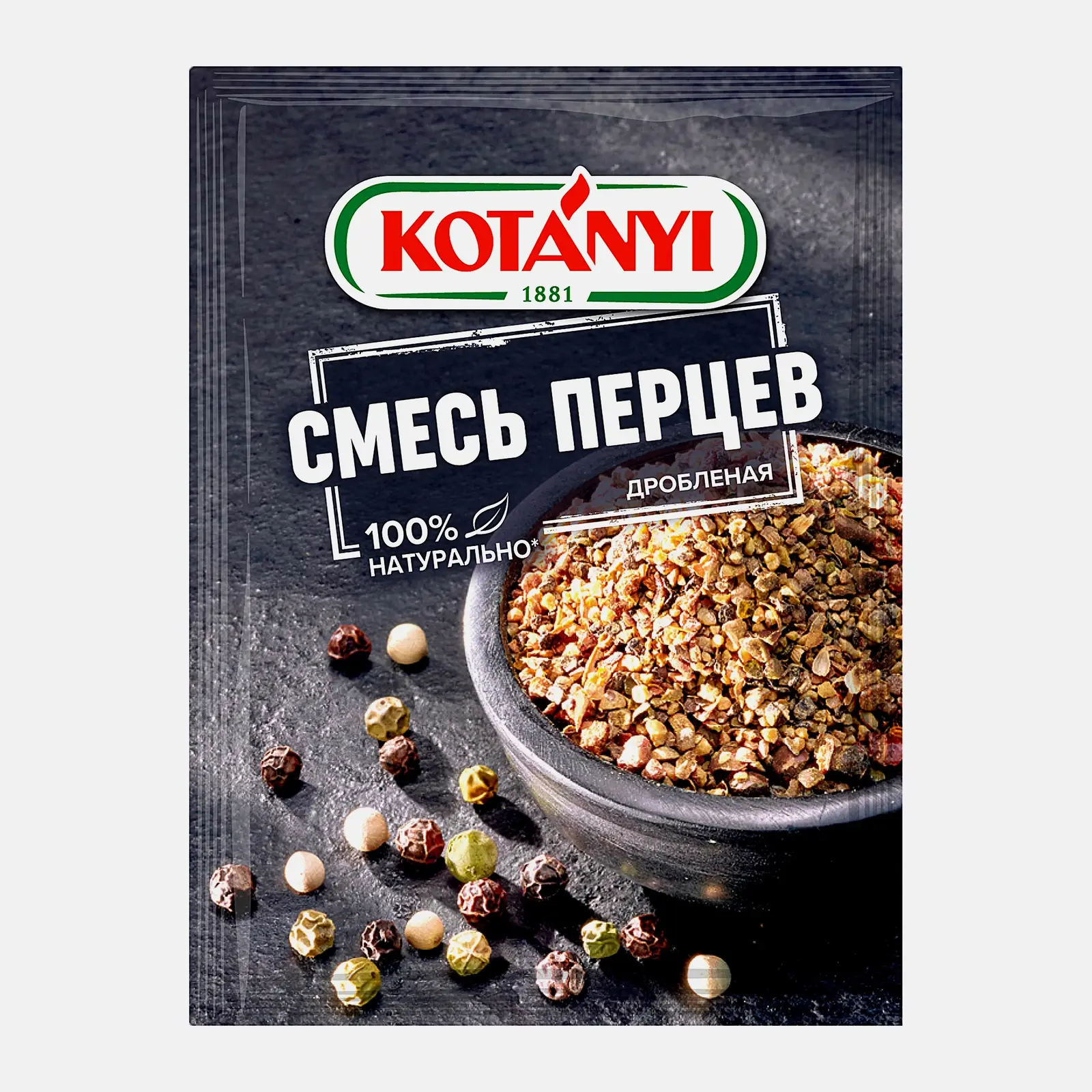 Изображение товара Специя Kotanyi Смесь перцев дробленая 12г для мяса рыбы салатов и супов