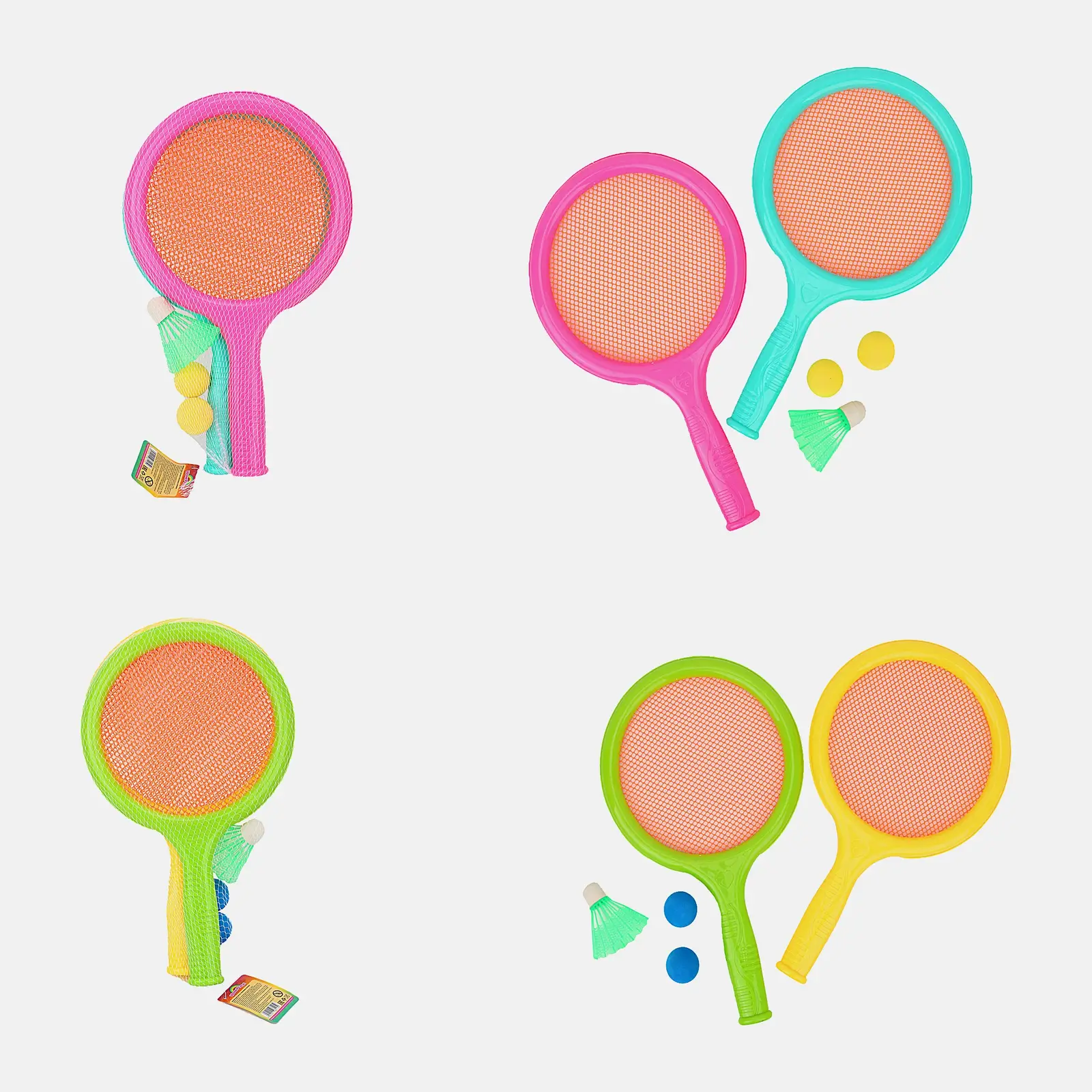 Набор Ракетки с воланчиком и мячиком 37*22*4см 260г в ассортименте