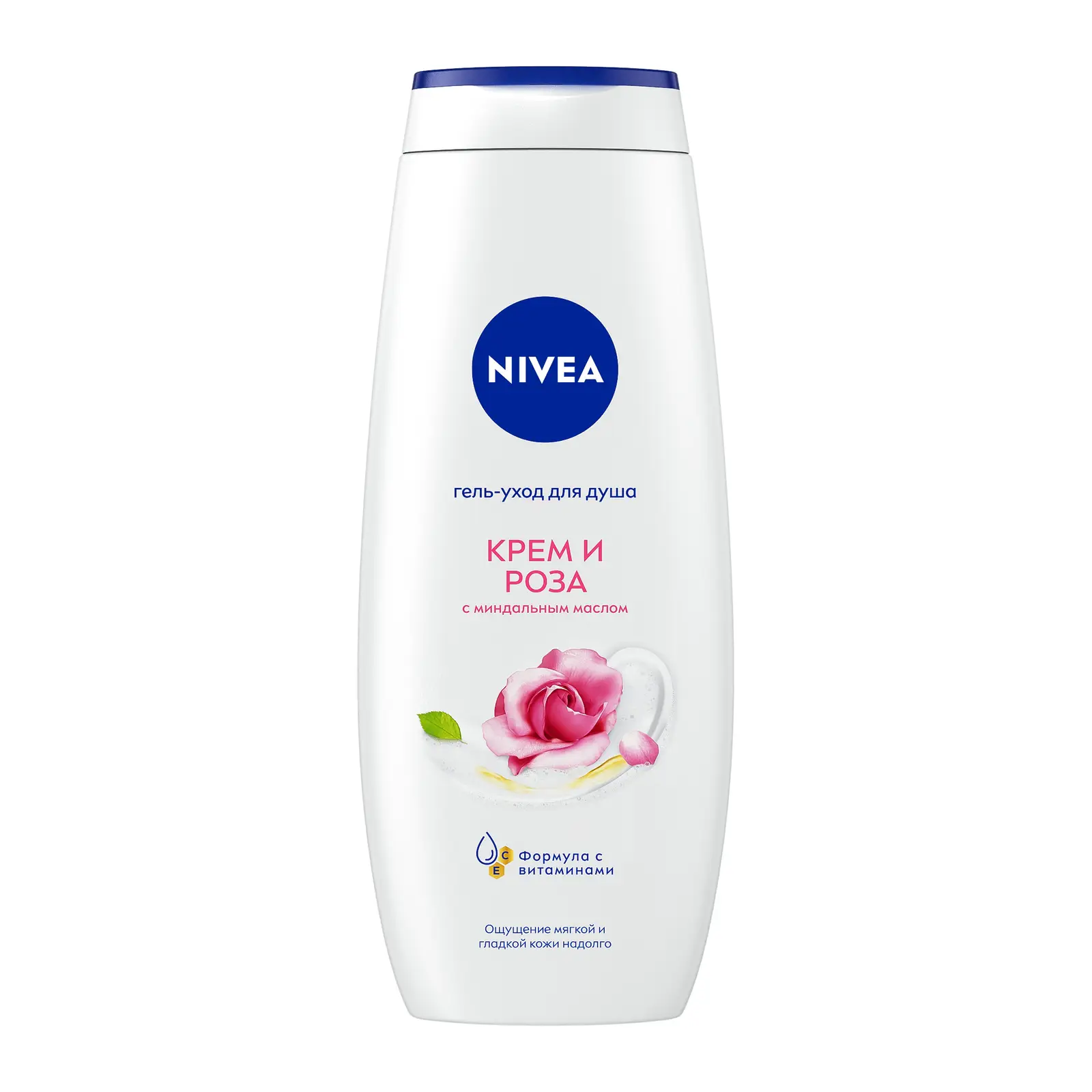 Гель-уход для душа NIVEA Крем и роза 500мл