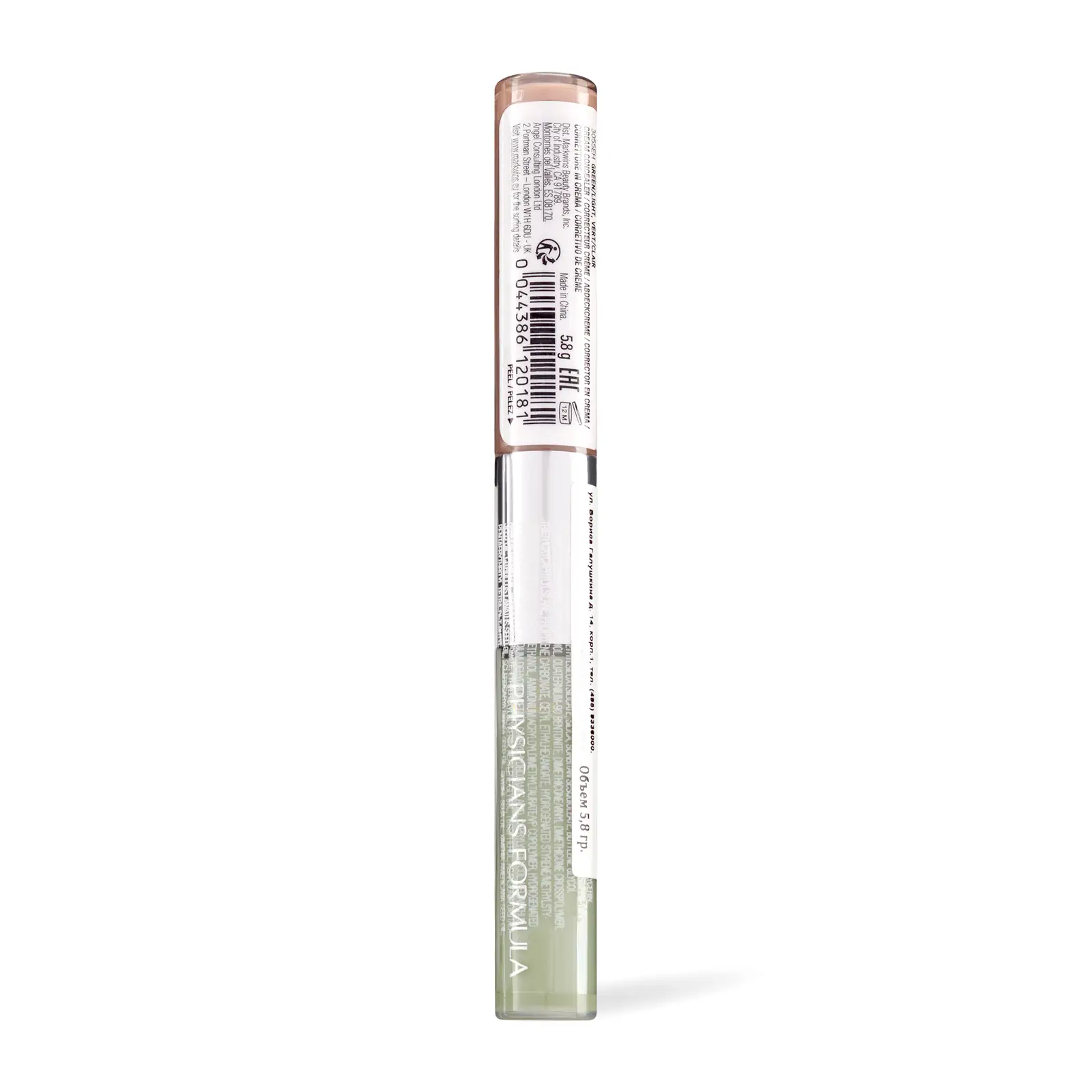 Консилер Physicians Formula Correct&Cover светло-зеленый