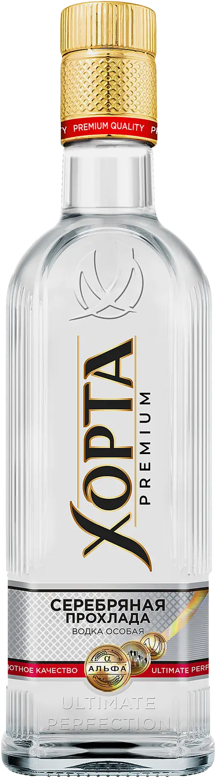 Водка Особая Серебряная прохлада Хорта 40% 700мл