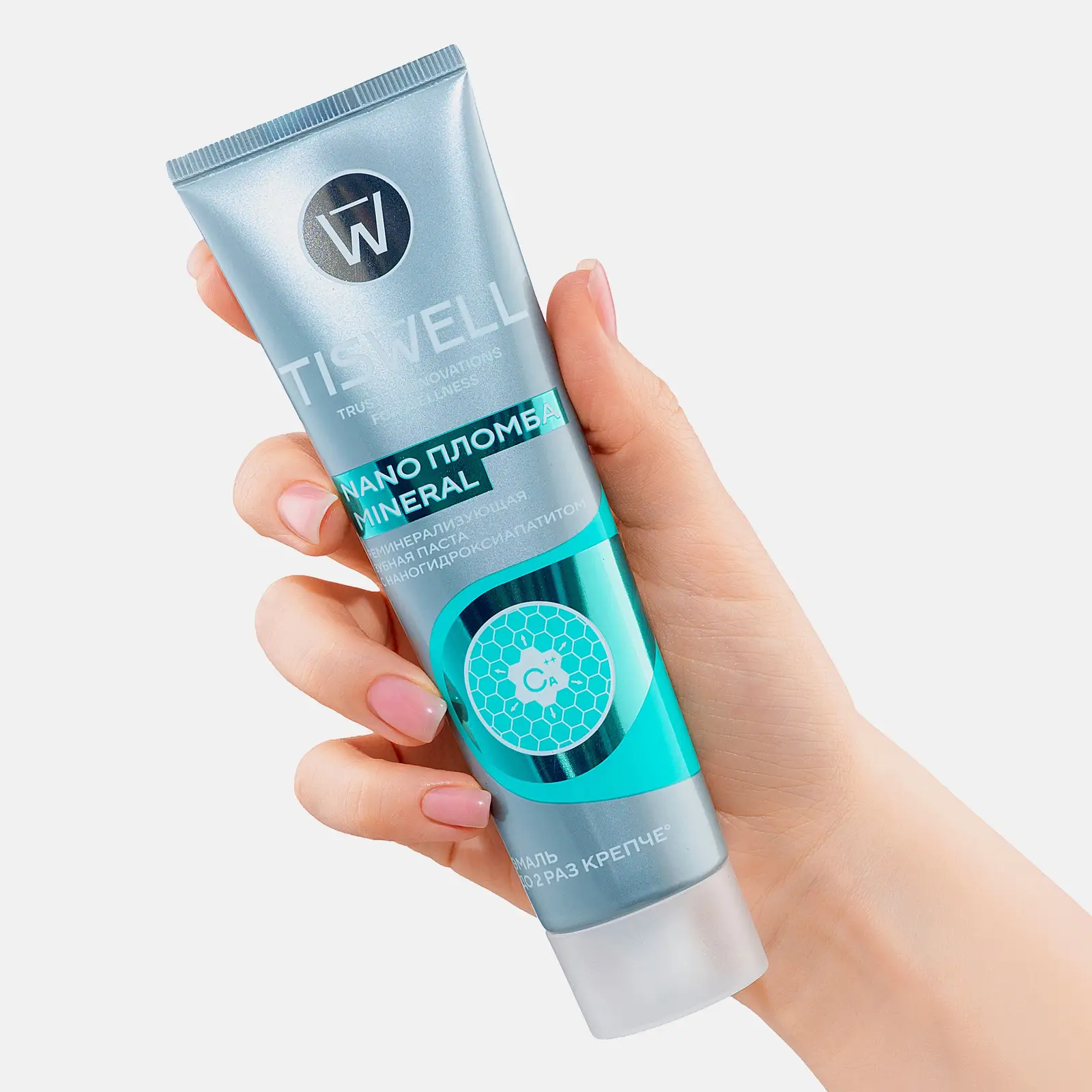 Зубная паста Tiswell реминерализующая с наногидроксиапатитом 110мл