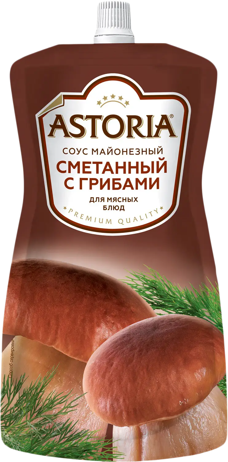 Соус Astoria Сметанный с грибами 233мл - Магнит-Продукты