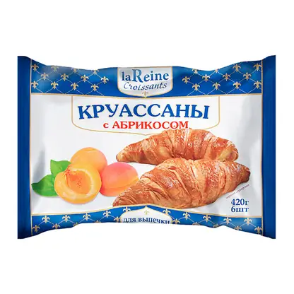 Изображение товара Круассаны La Reine с абрикосом 420г