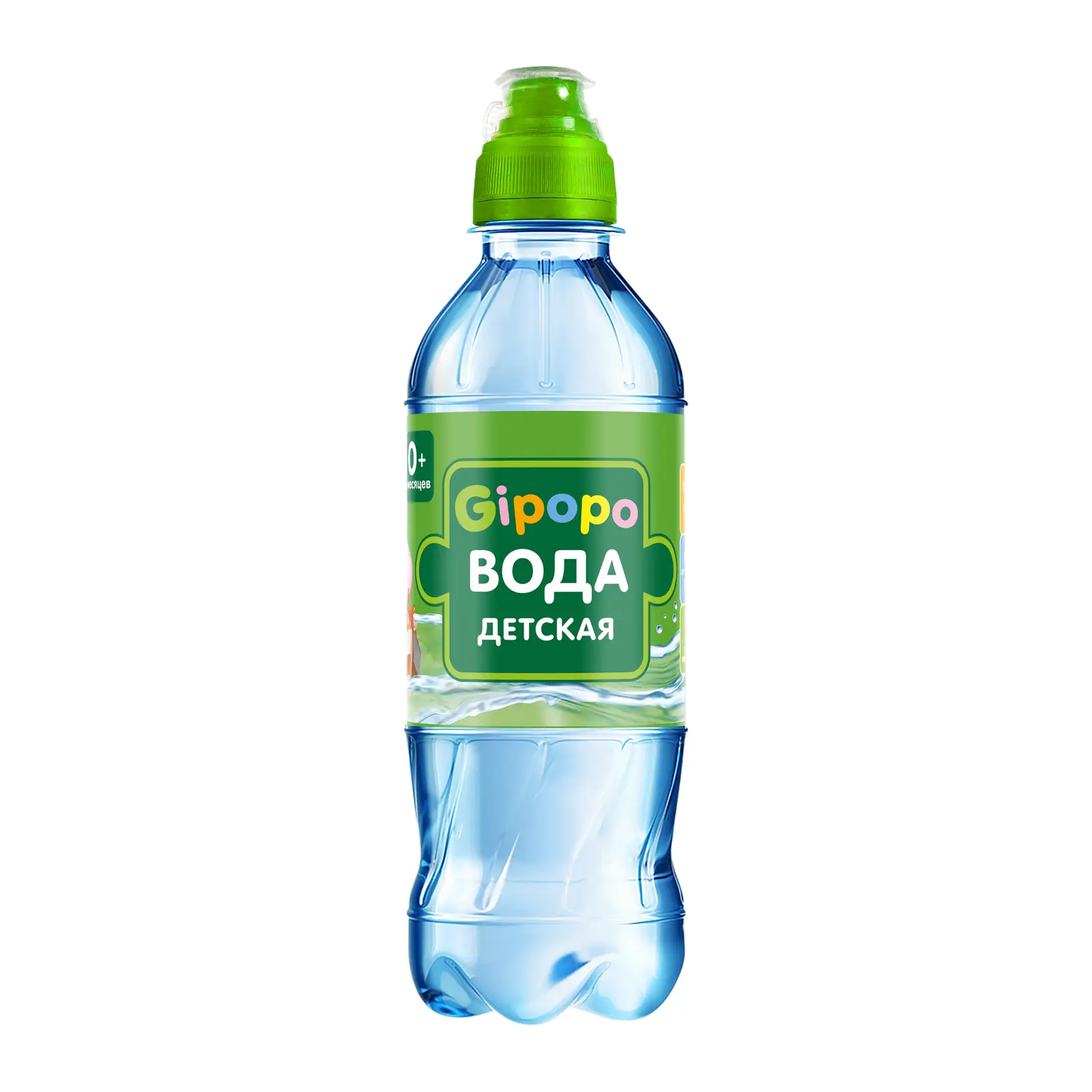 Изображение товара Негазированная детская вода Черноголовка Gipopo 330мл