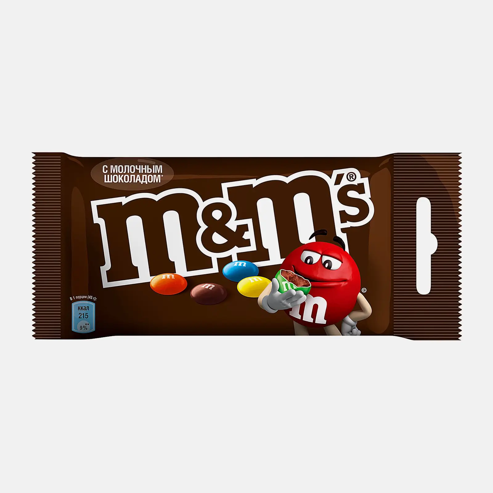 Драже c молочным шоколадом M&M's 45г