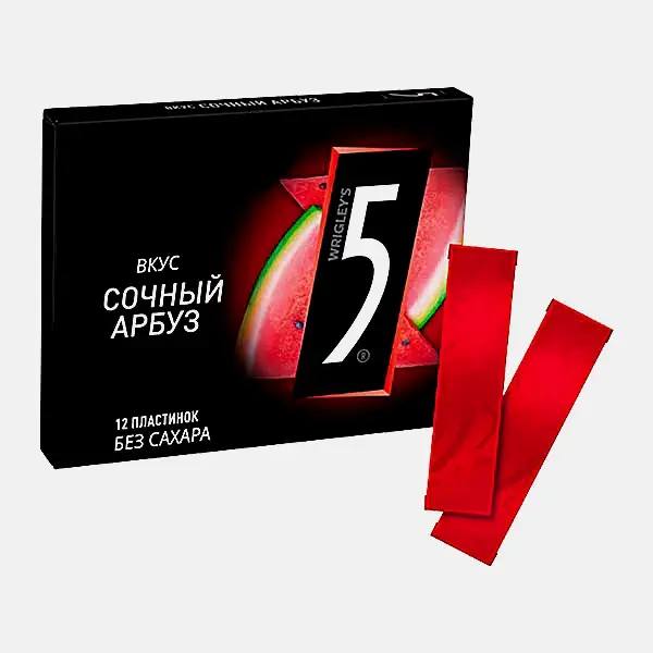 Жевательная резинка Ригли Циклон Five 31г - фото 2