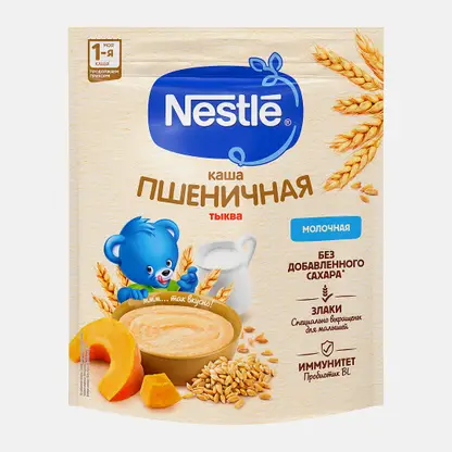 Каша Nestle молочная пшеничная с тыквой 200г