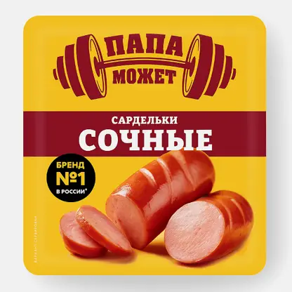 Сардельки Папа может Сочные 300г