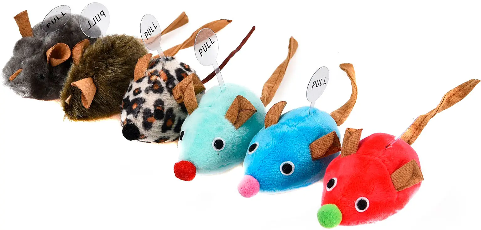 Игрушка для животных Мышка со звуковым чипом для кошек