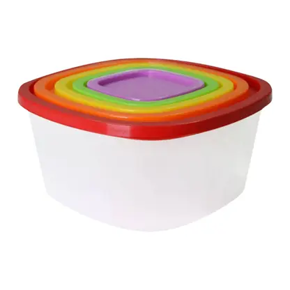 Изображение товара Набор контейнеров Спецторг 0.2+0.5+0.9+1.5+2.6л 5шт