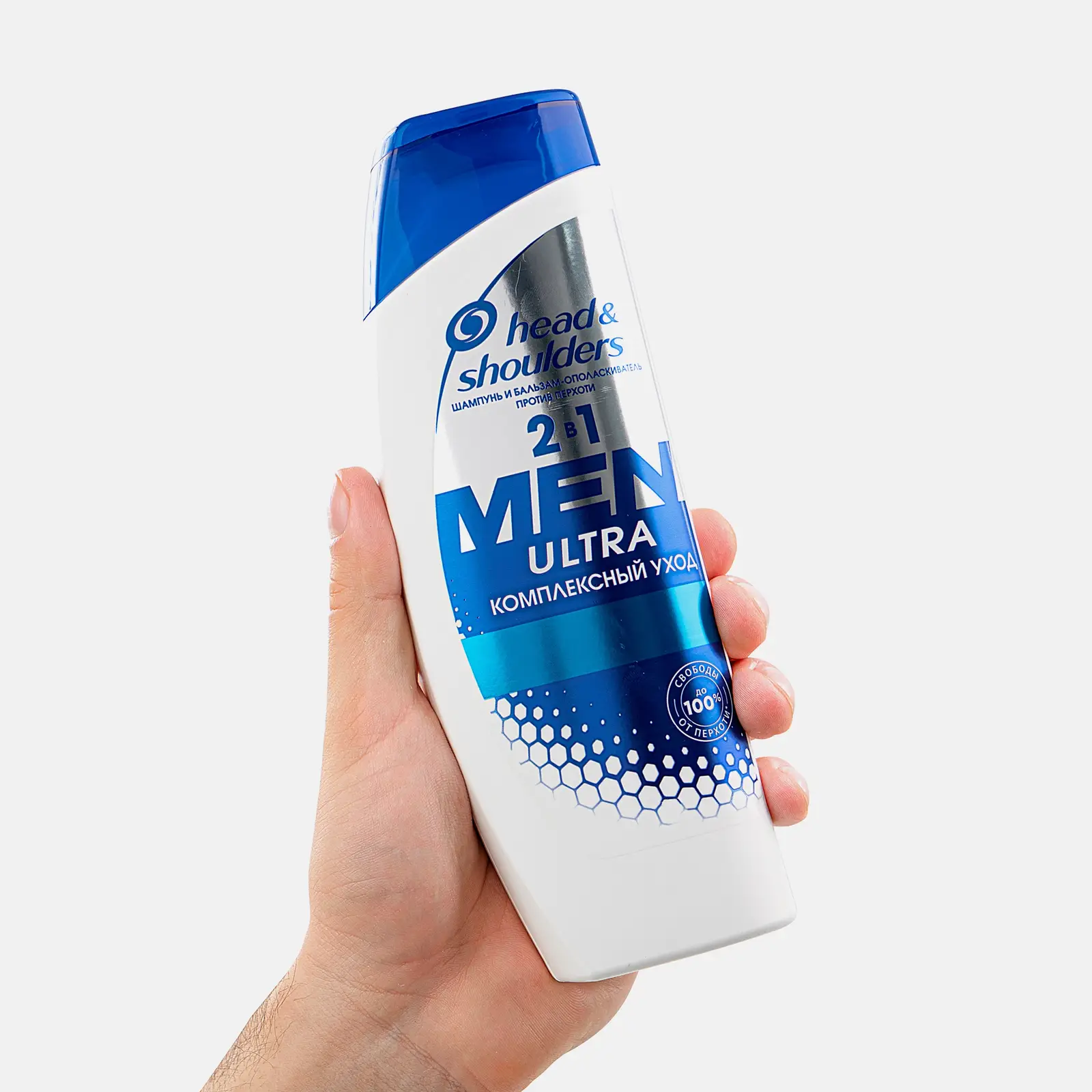 Шампунь для волос Head&Shoulders Men Ultra 2в1 Комплексный уход 400мл - фото 3 Шампунь для волос Head&Shoulders Men Ultra 2в1 Комплексный уход 400мл - фото 3