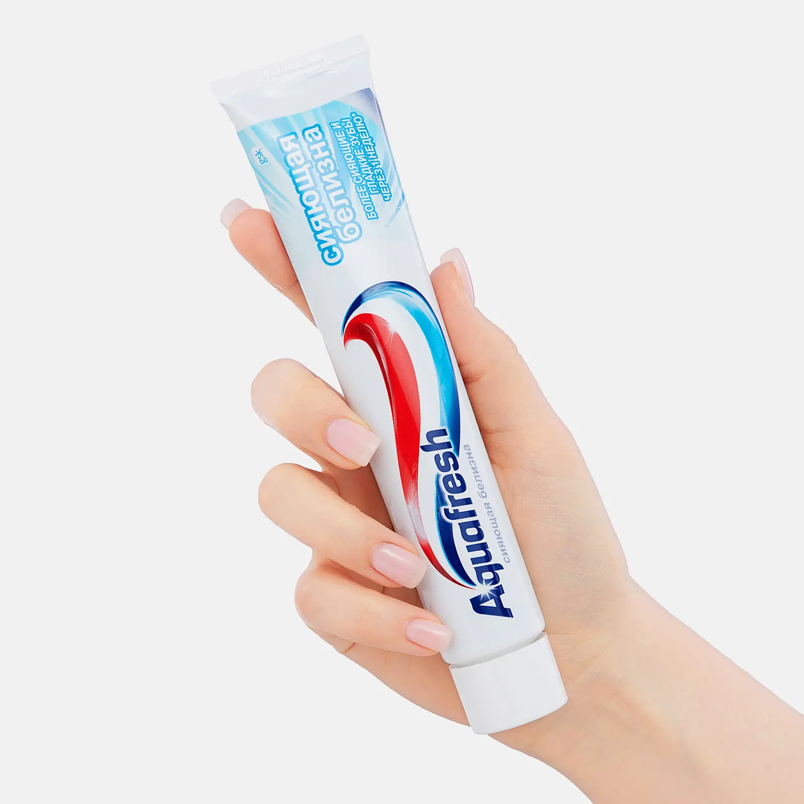 Зубная паста Aquafresh Сияющая белизна 95г - фото 2