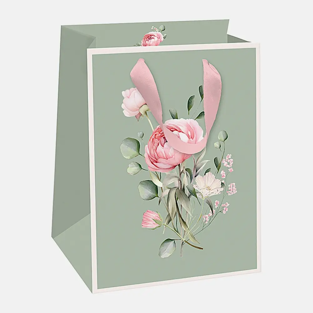 Пакет Пакетико подарочный матовая ламинация S ПДЛ W 14.6*11.4*6.4см в ассортименте