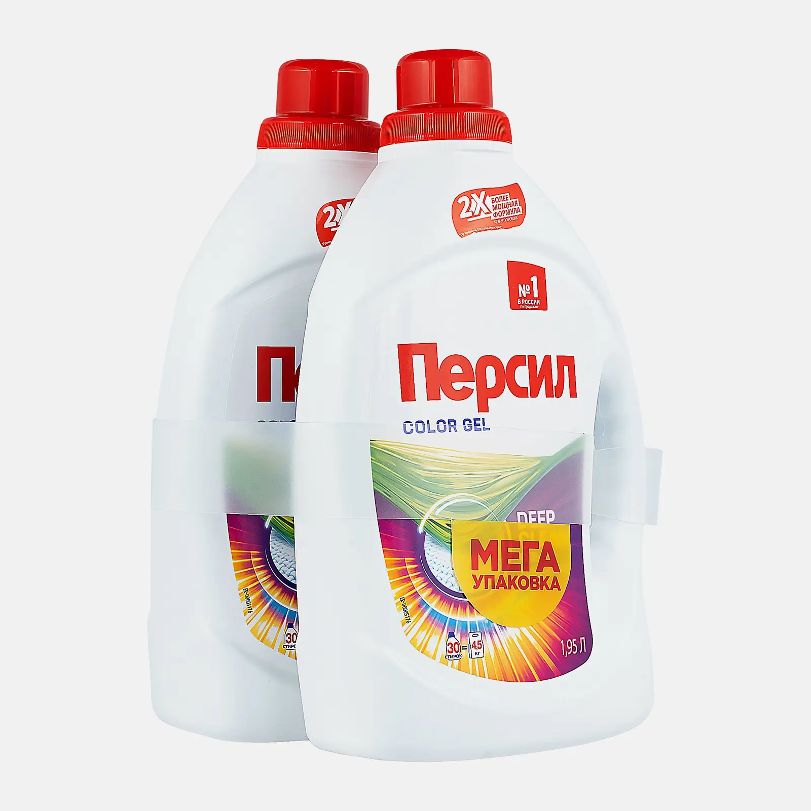 Гель для стирки Персил Колор для цветного жидкий порошок 60 стирок 2шт 3.9л