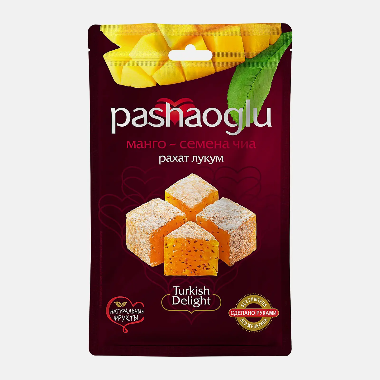 Рахат-Лукум с манго и семена чиа Pashaoglu 150г