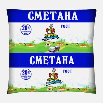 Сметана Кубанский молочник 20% 400г