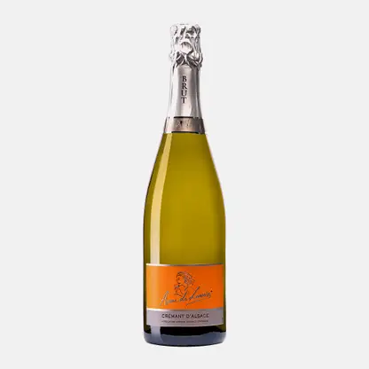 Белое вино игристое Cremant брют выдержанное Anne De Laweiss 12% 750мл