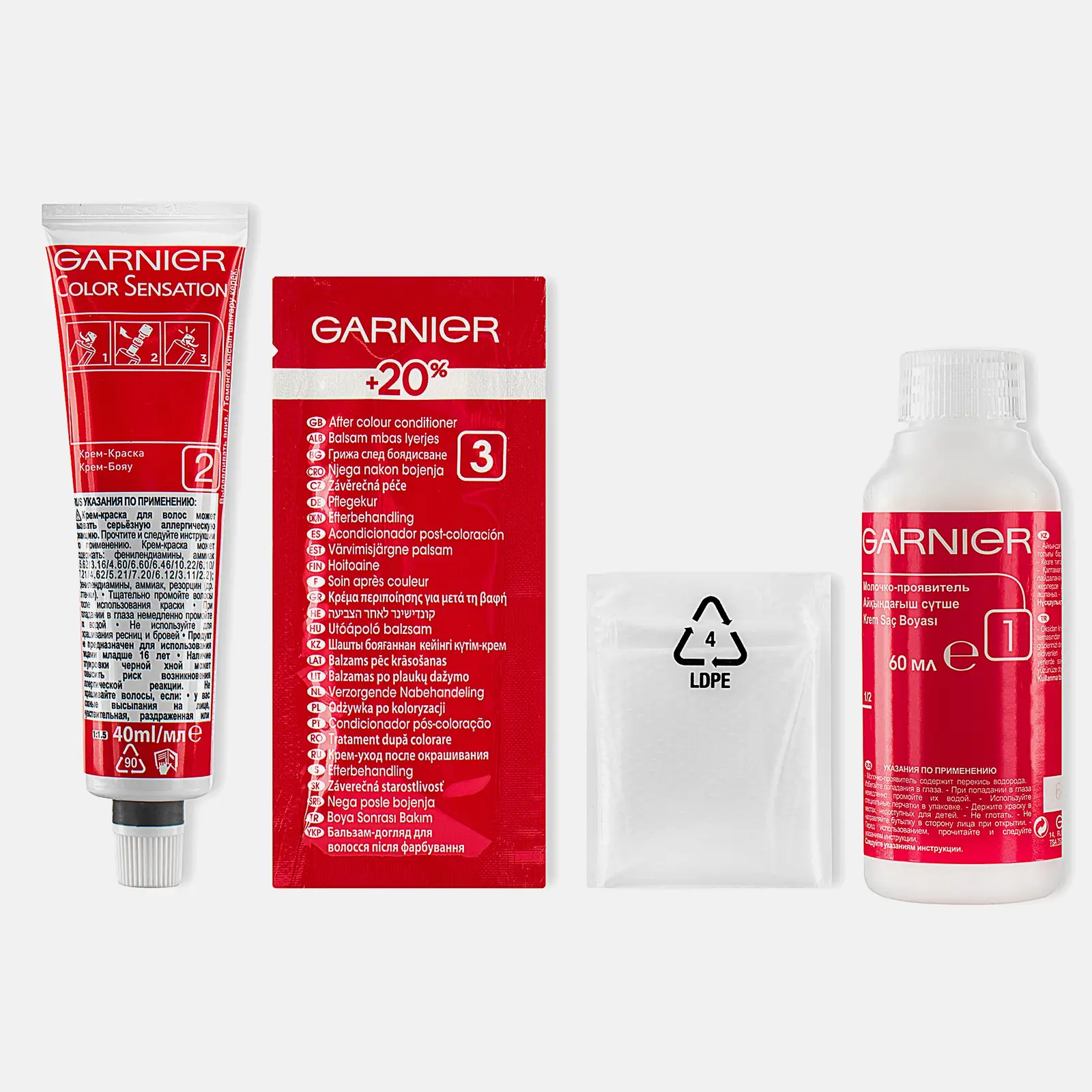 Стойкая крем-краска для волос Garnier Color Sensation Роскошь цвета оттенок 3.0 Роскошный каштан 100мл