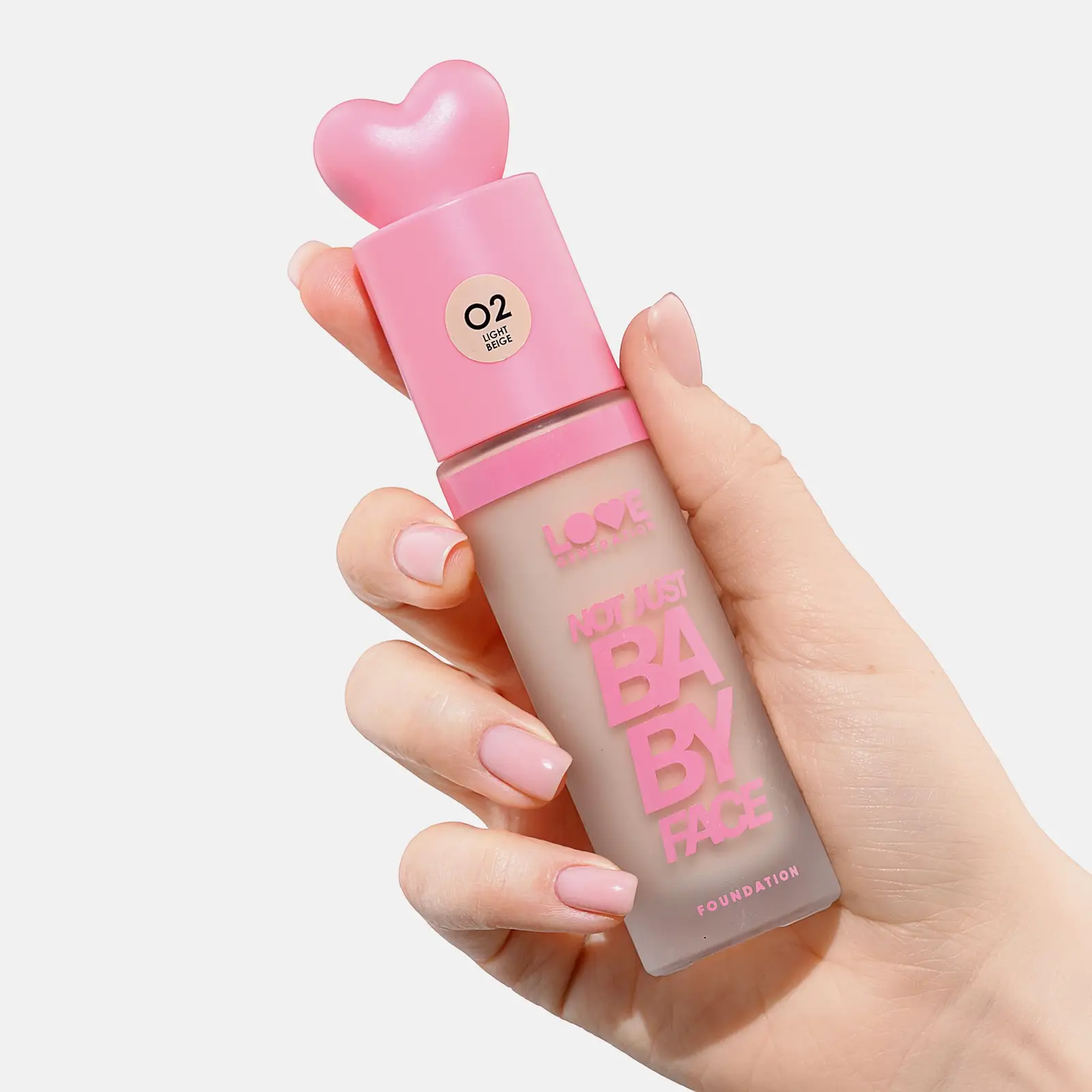 Тональный крем для лица тон 02 Love Generation N Just Baby Face