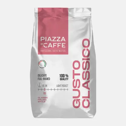 Кофе в зернах Piazza Del Cafe Gusto Classico 900г/1кг