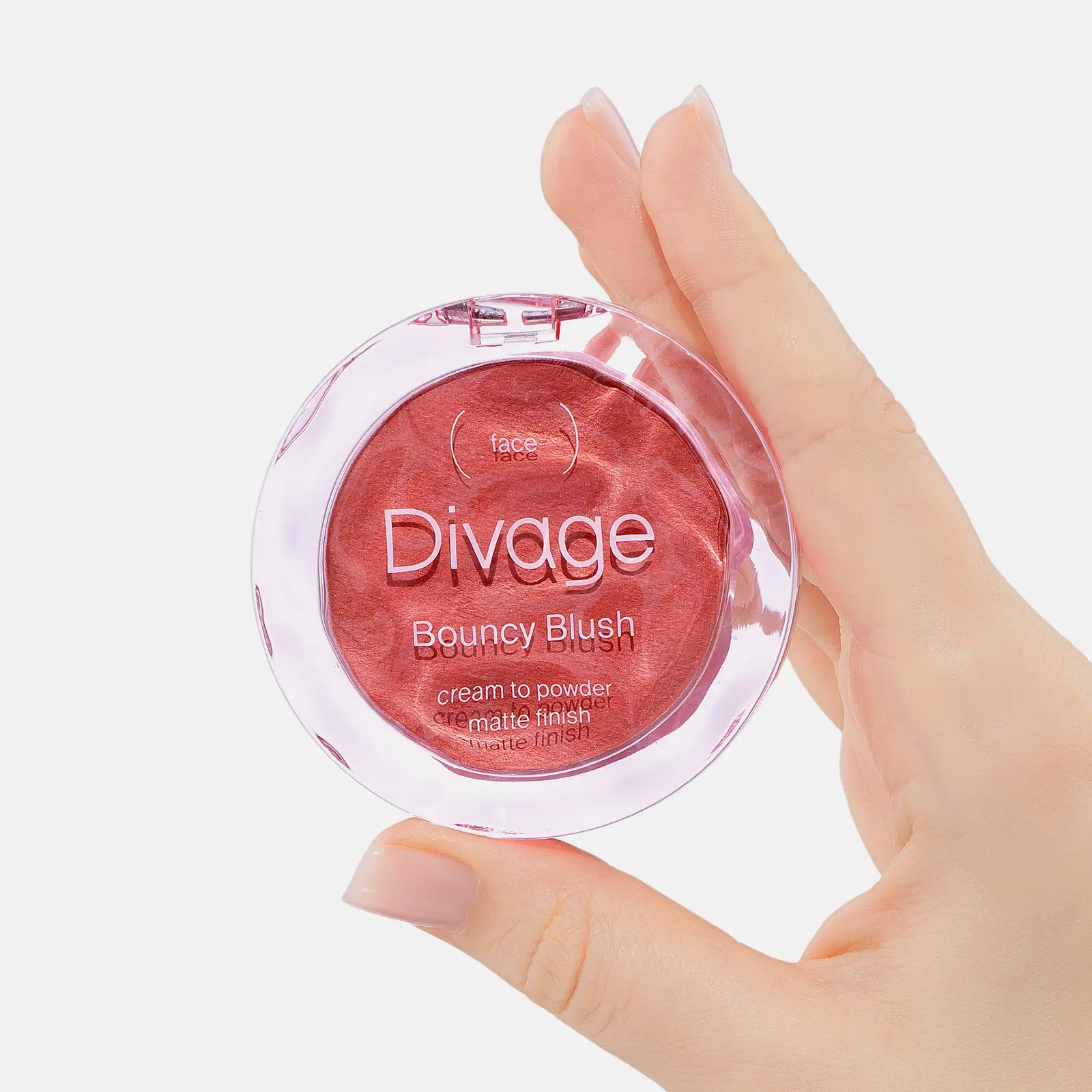 Муссовые румяна для лица тон 01 Peach Cloud Divage Bouncy Blush - фото 3