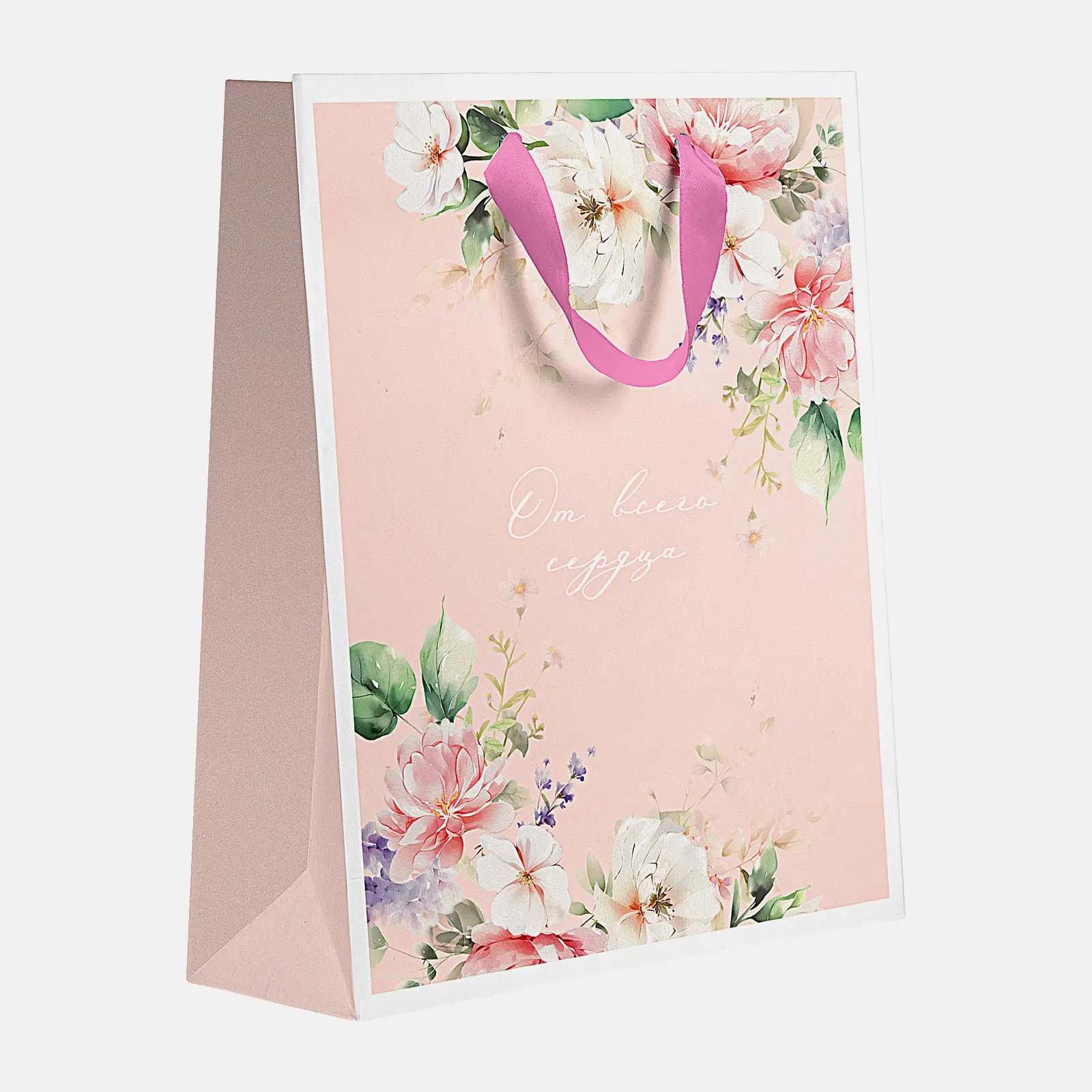 Пакет Пакетико M Romantic 22.7*18*10см в ассортименте