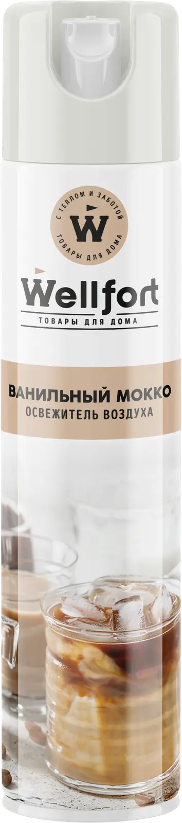 Освежитель воздуха Wellfort Лимонные дольки/Ванильный мокко/Гранатовый пунш 300мл в ассортименте