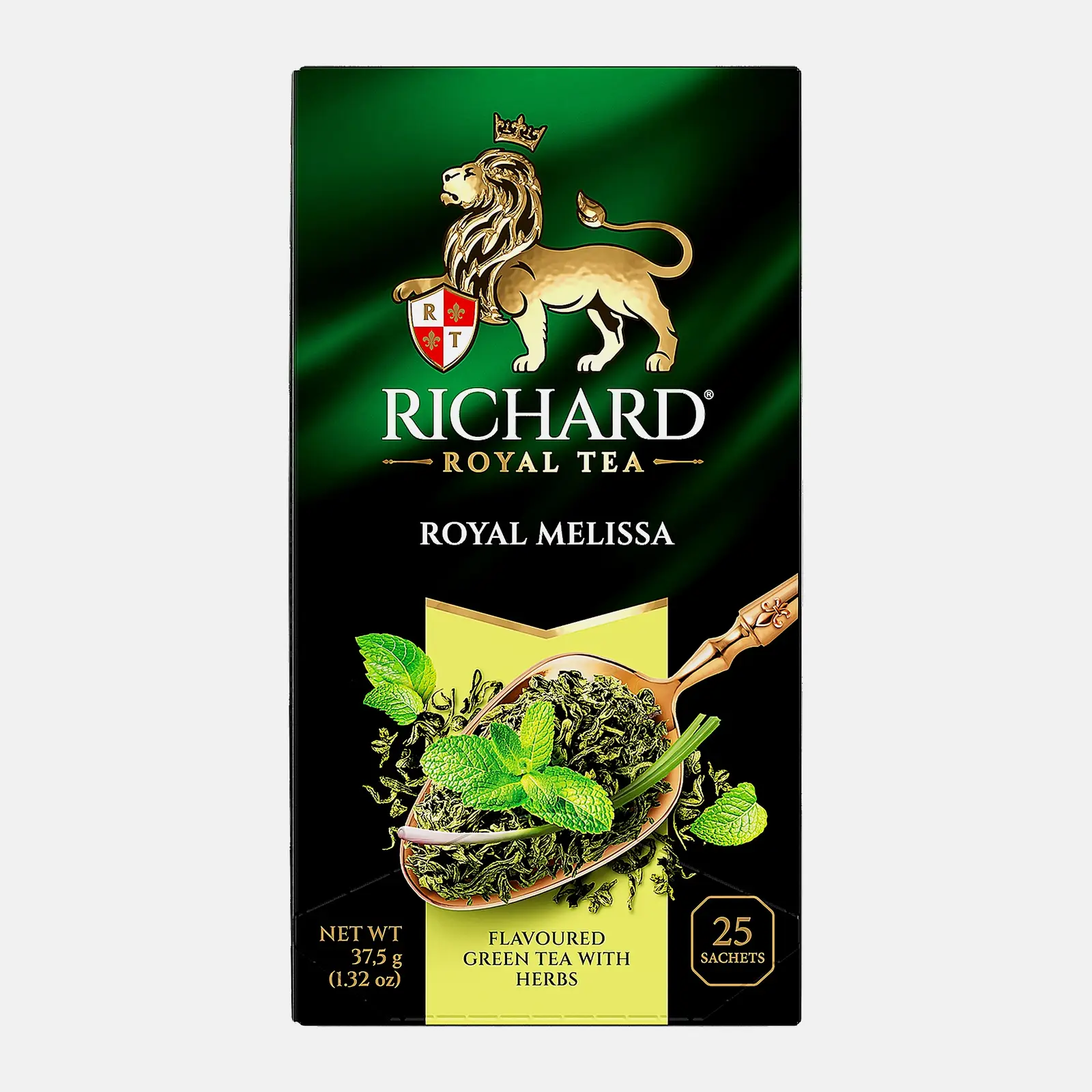 Изображение товара Зеленый чай Richard Royal Melissa с мятой и лемонграссом 25 пакетов