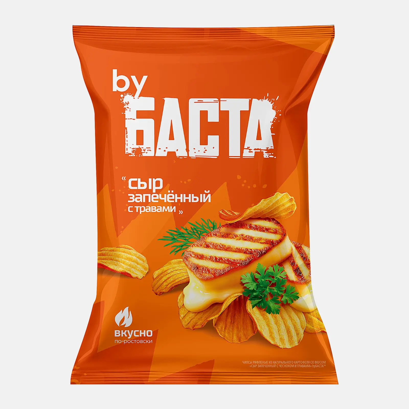 Чипсы рифленые Сыр запеченный с травами By Баста 120г