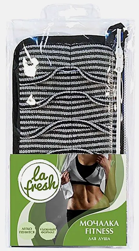 Мочалка La Fresh Fitness 6111058 15*20*2см 28г