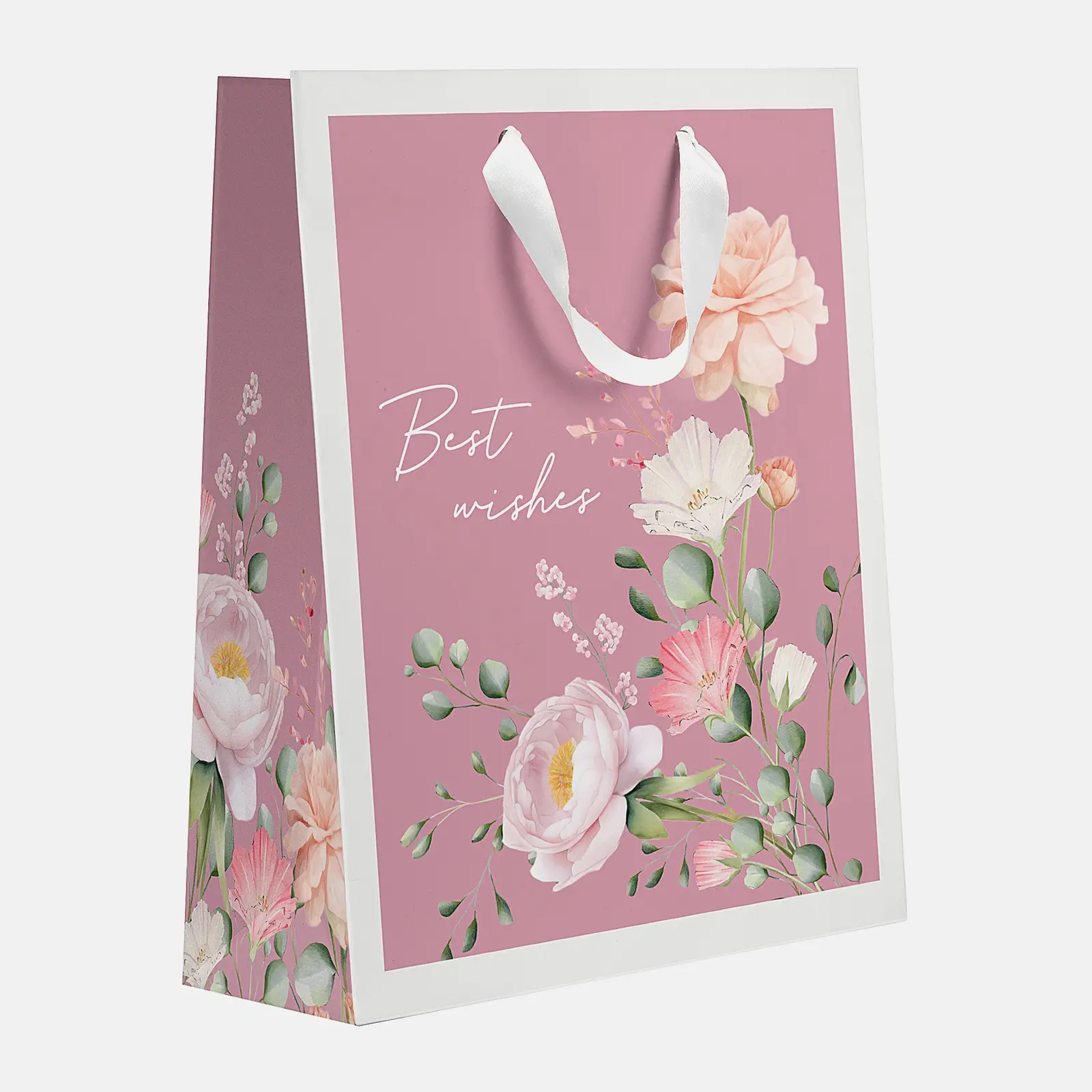 Пакет Пакетико подарочный матовая ламинация M ПДЛ W 22.7*18*10см в ассортименте