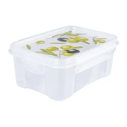 Изображение товара Контейнер для CВЧ Полимербыт с защелками 750мл в ассортименте