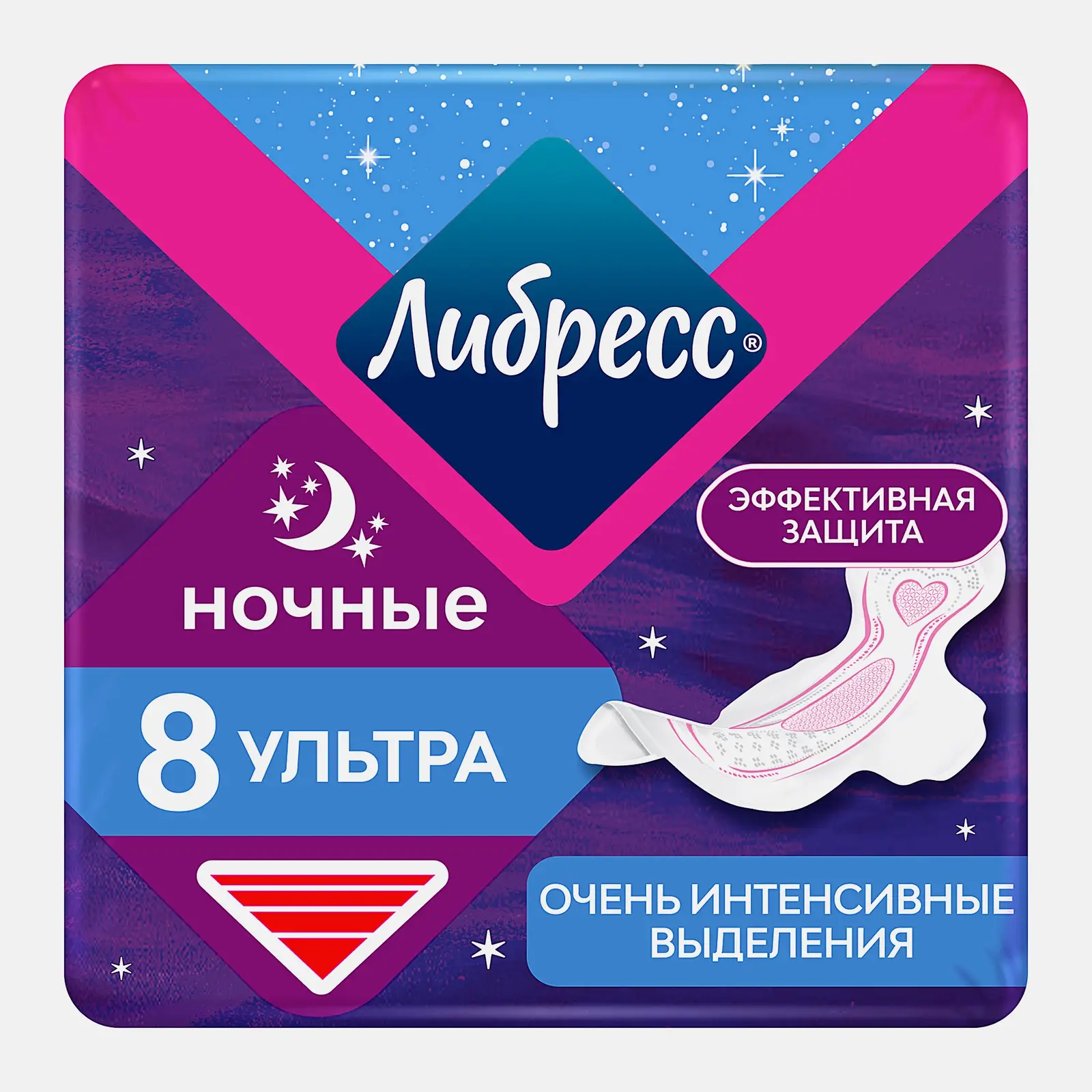 Гигиенические прокладки Ультра ночные Libretta/Либресс 8шт