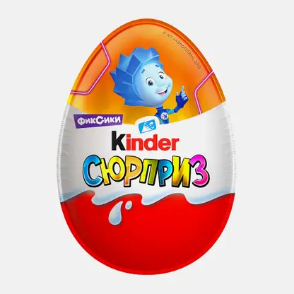 Шоколадное яйцо Сюрприз с игрушкой Kinder 20г в ассортименте