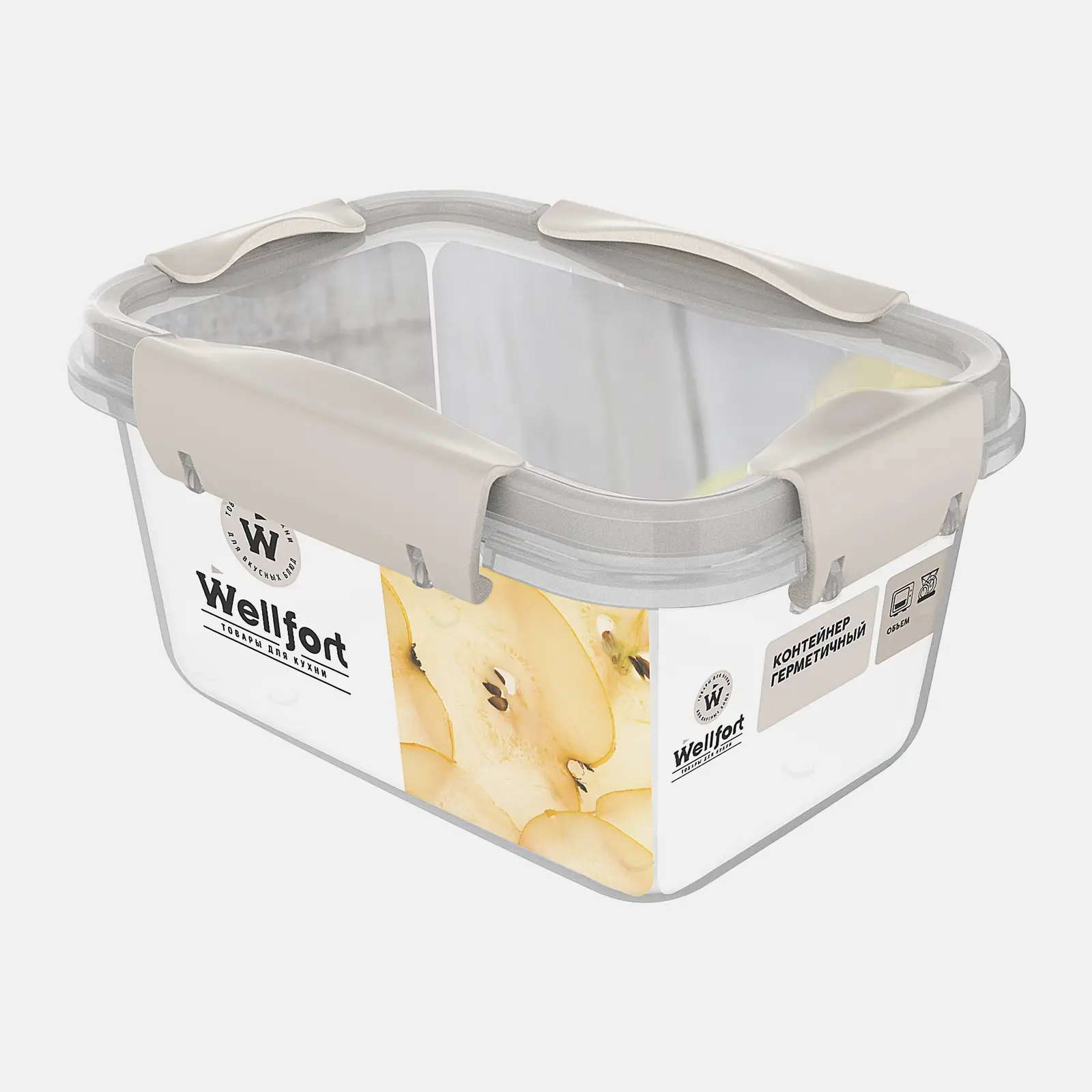 Изображение товара Герметичный пищевой контейнер Butterfly Polimerbyt 750мл для микроволновки и холодильника