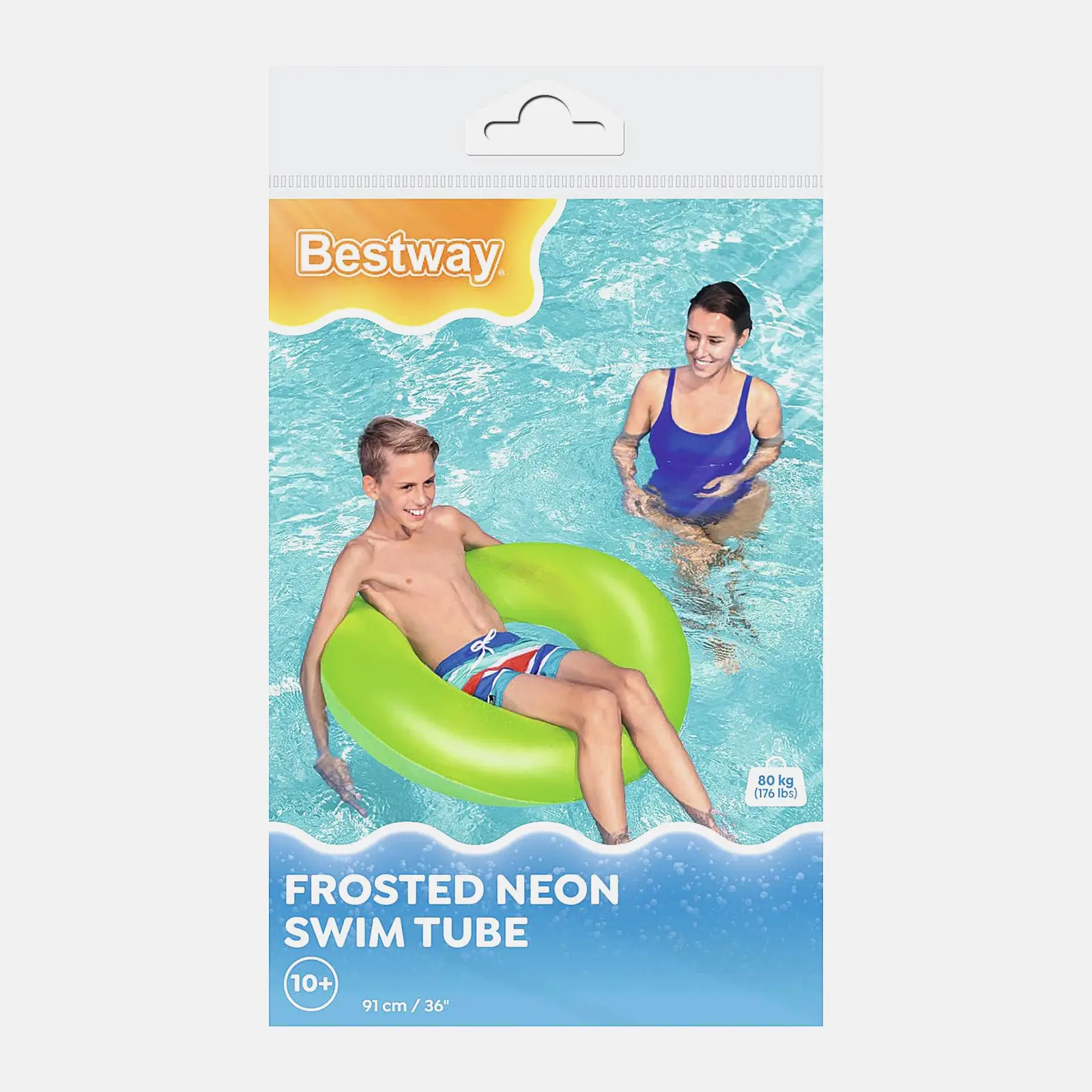 Однотонный круг для плавания Bestway 91см в ассортименте - фото 2