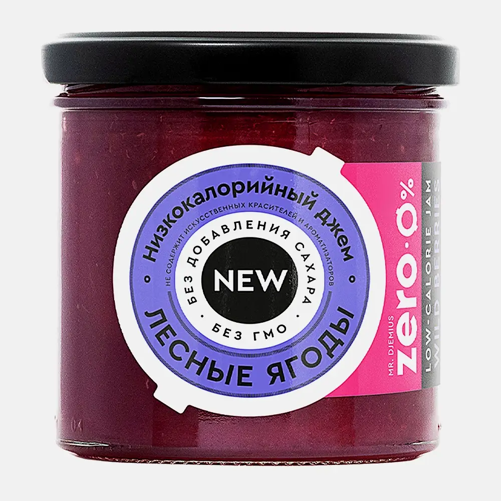 Изображение товара Джем Лесные ягоды низкокалорийный Mr Djemius Zero 270г