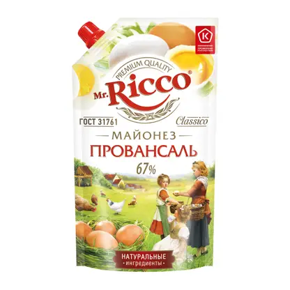 Изображение товара Майонез Провансаль Mr. Ricco 67% 340г