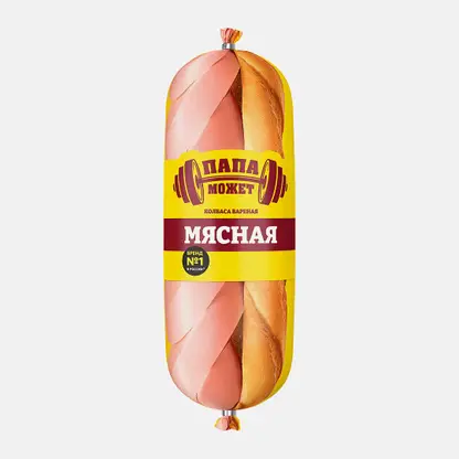 Колбаса Папа может Мясная вареная весовая