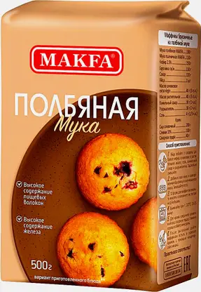 Мука Makfa полбяная 500г