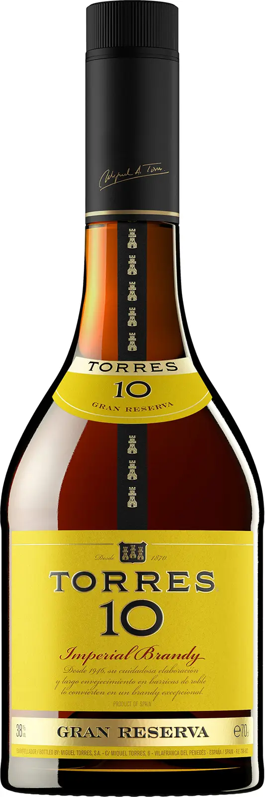 Изображение товара Бренди Torres 10 Gran Reserva 38% 700мл
